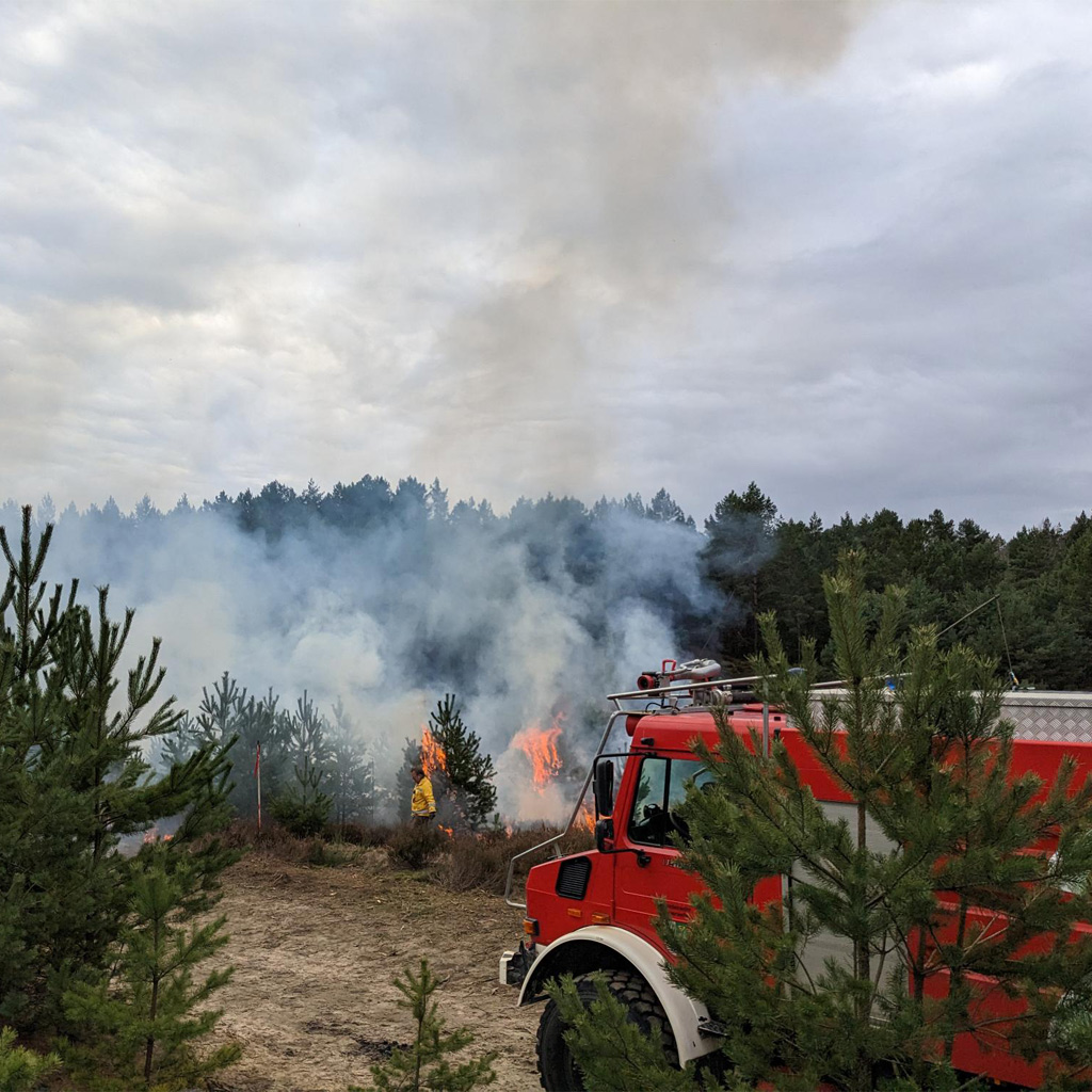 Waldbrandfrüherkennung im Landkreis Görlitz