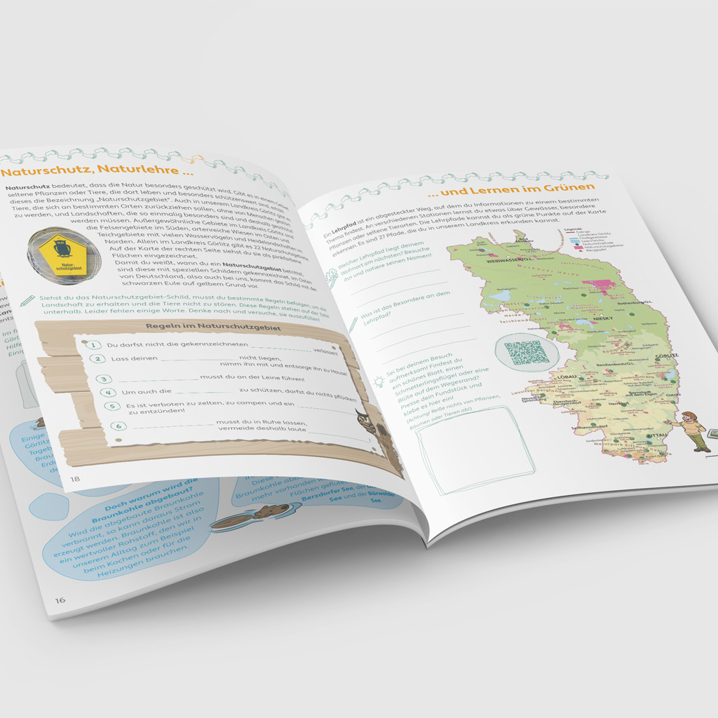 Die Heimatfibel des Landkreises Görlitz, unter dem Titel 